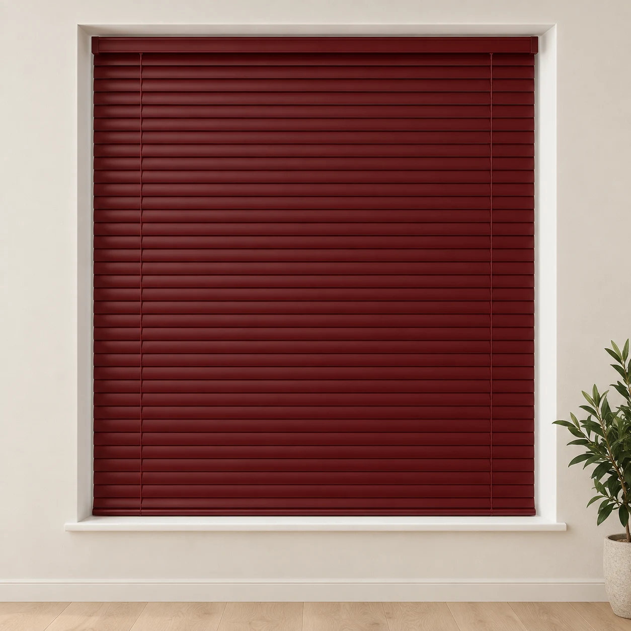 Garnet shown as a full blind in a neutral room