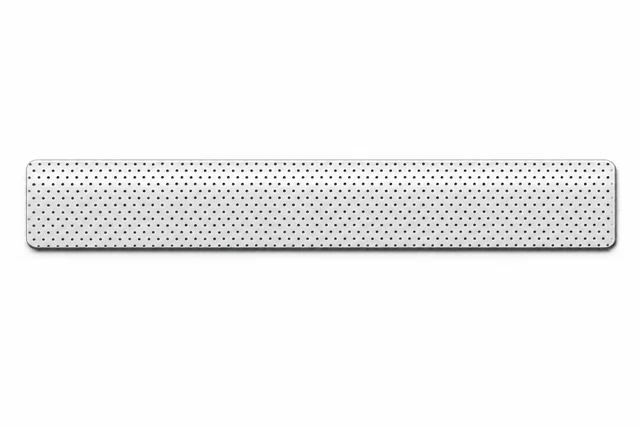 Perforated White 25mm colour sample