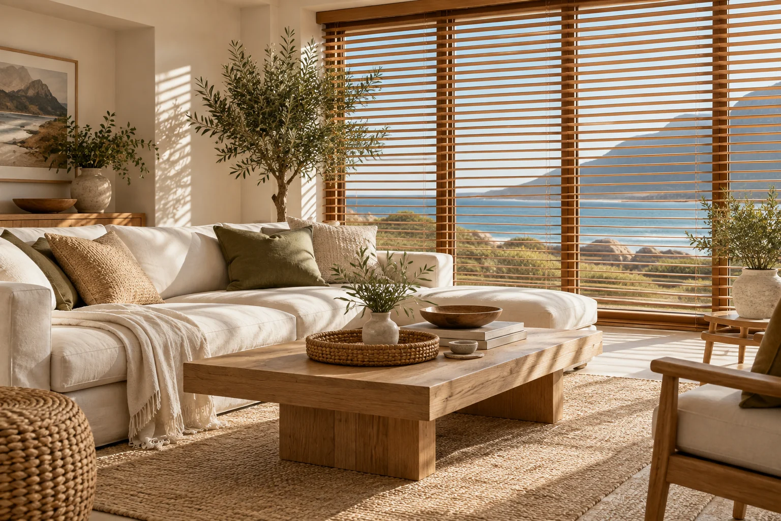 Basswood blinds